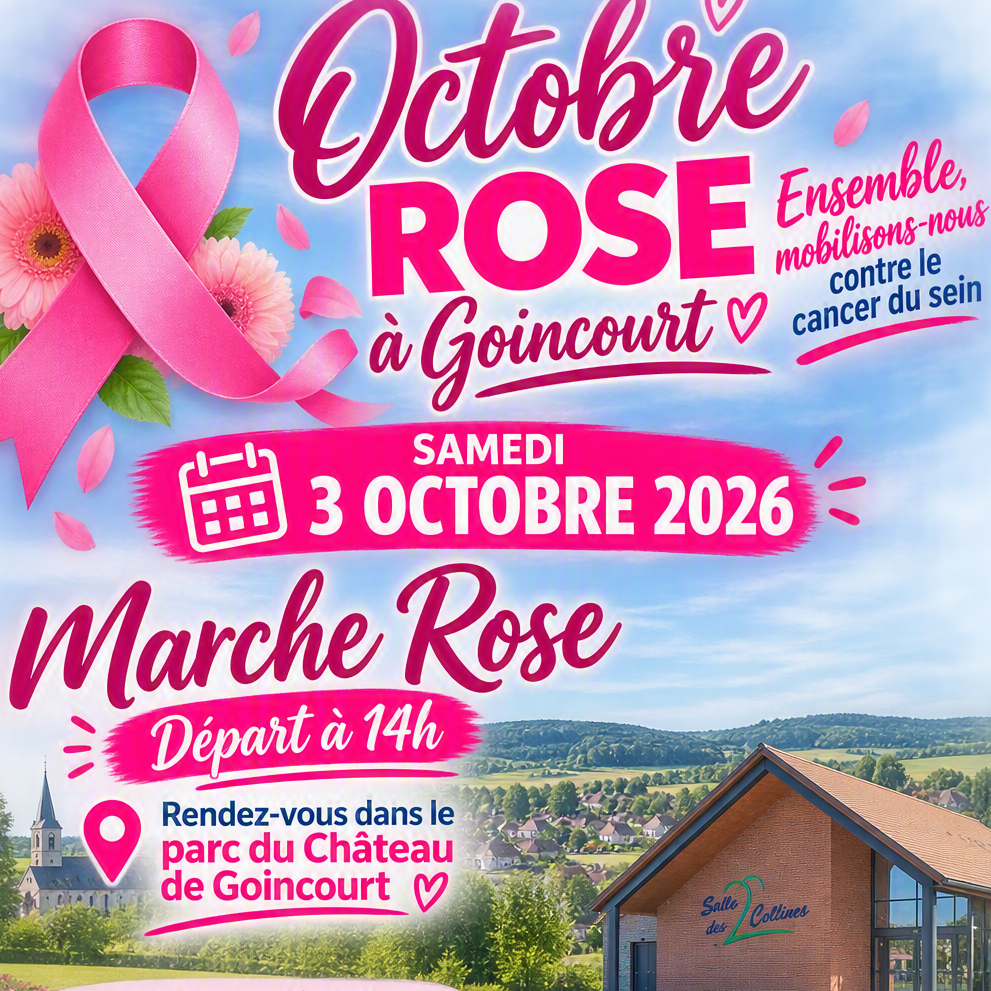 Marche rose à Goincourt