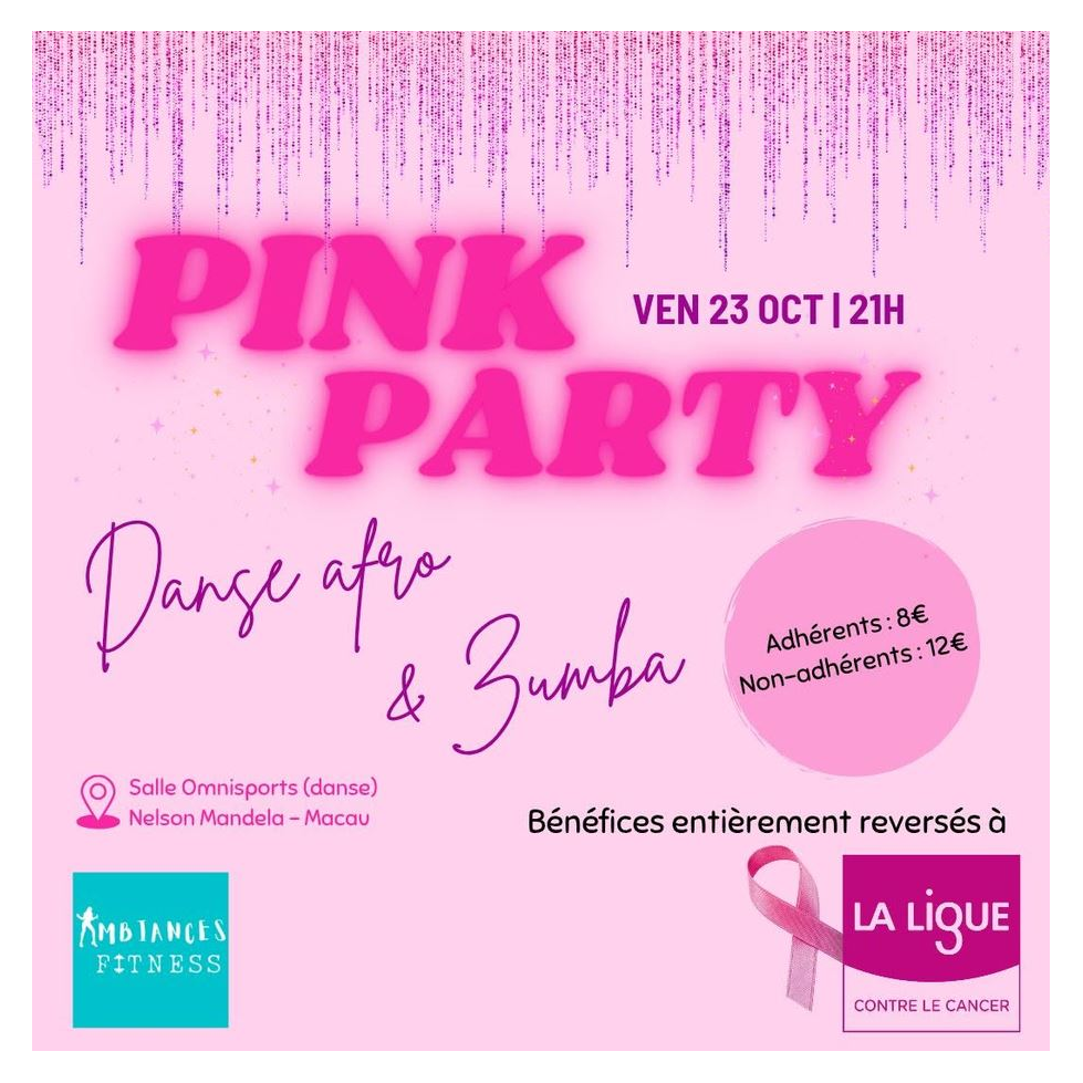 PINK PARTY - AMBIANCES FITNESS