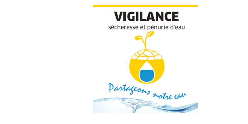 Vigilance sècheresse et pénurie d'eau