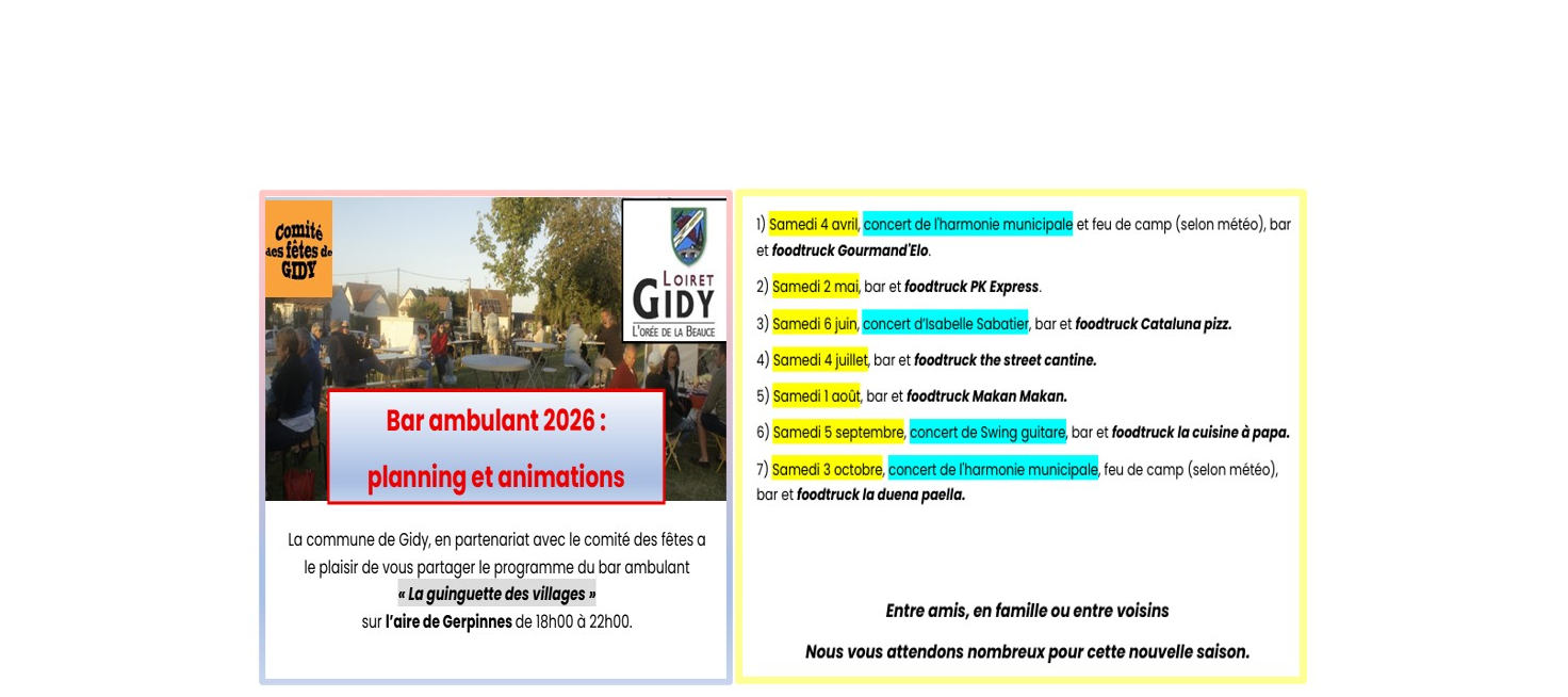 Nouvelle saison 2026 du Bar ambulant!
