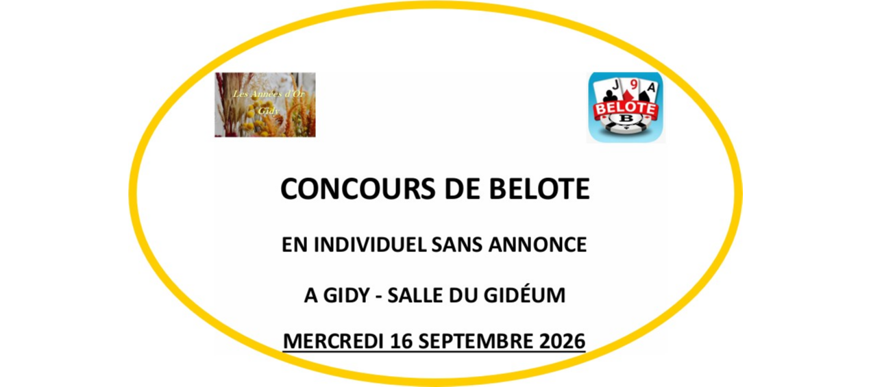 Concours de Belote des Années d'or