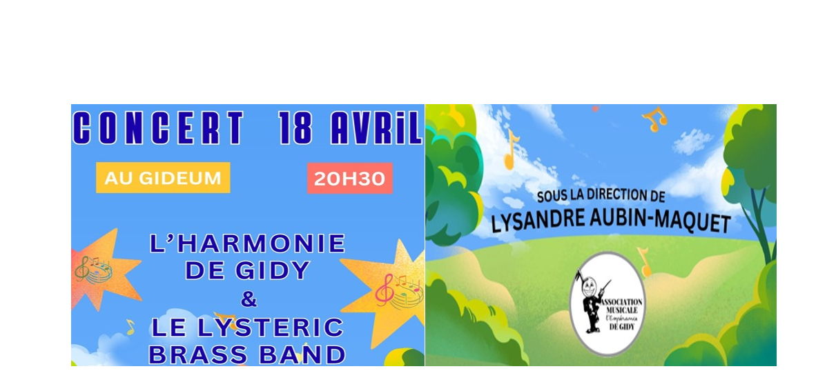 L'Harmonie de Gidy - Concert