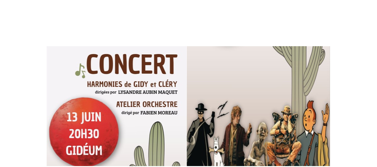 Concert Harmonies Gidy et Clery!