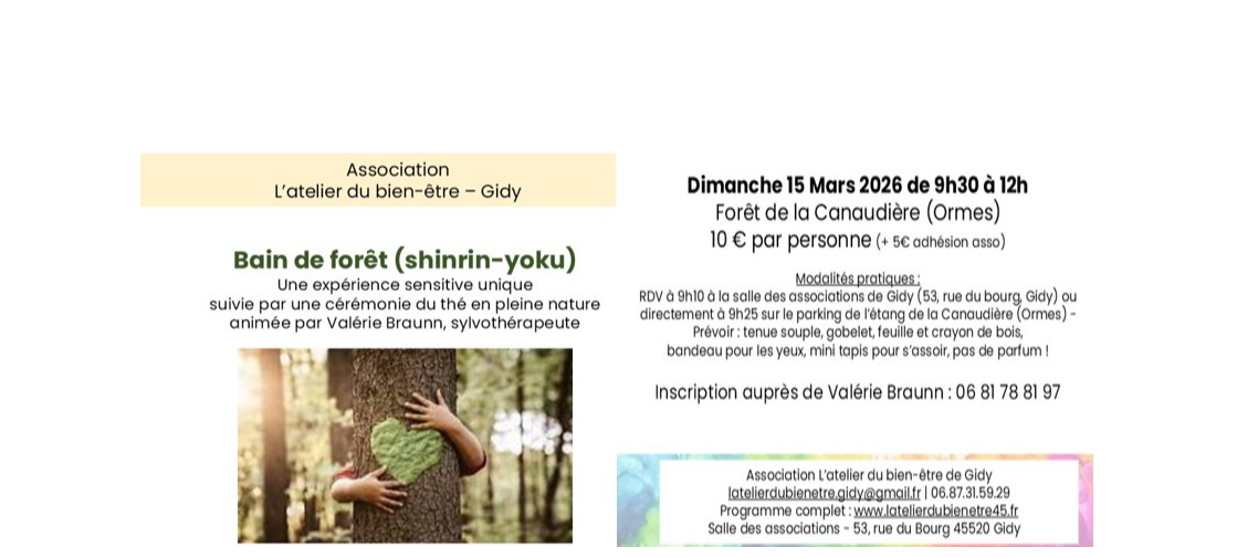 L’atelier du bien-être de Gidy