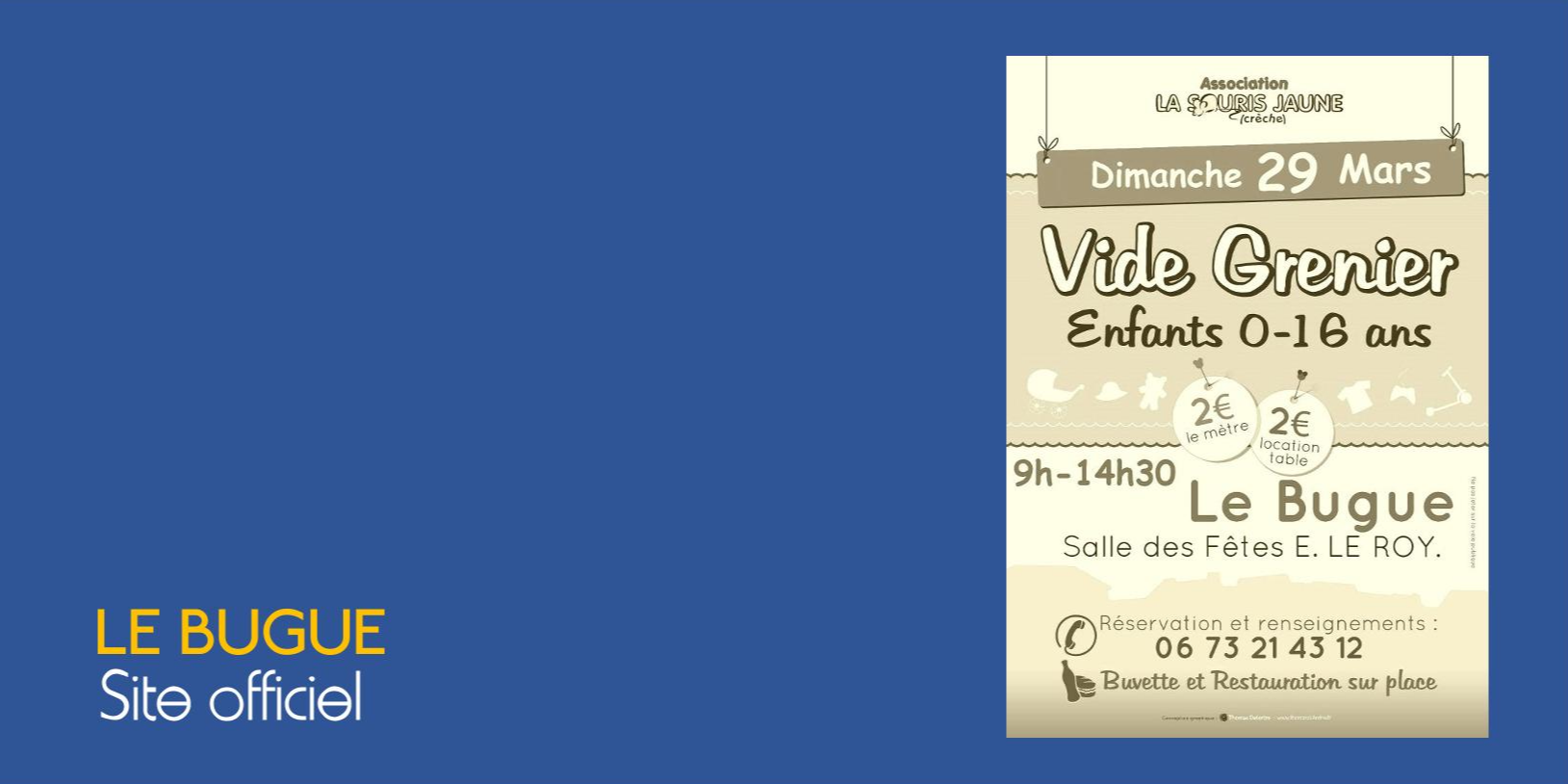 VIDE-GRENIER ENFANT 0 - 16 ans