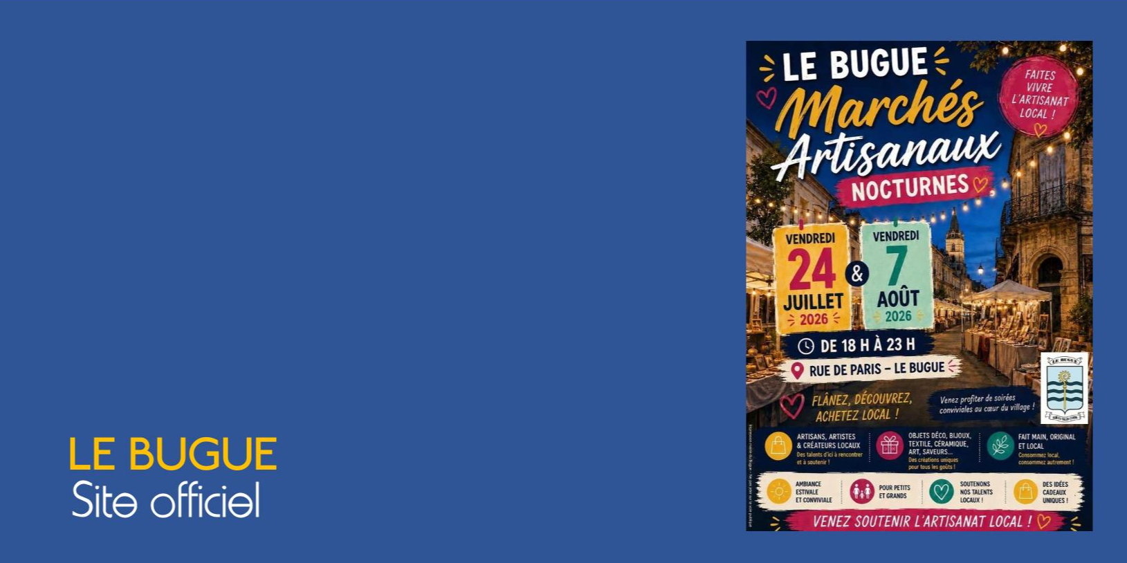 MARCHÉ D'ARTISANS EN NOCTURNE