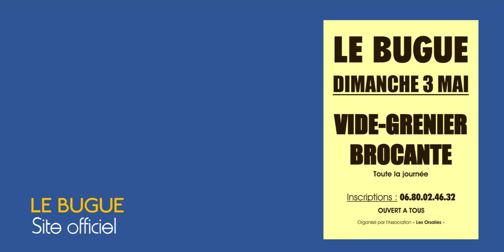 VIDE-GRENIER BROCANTE