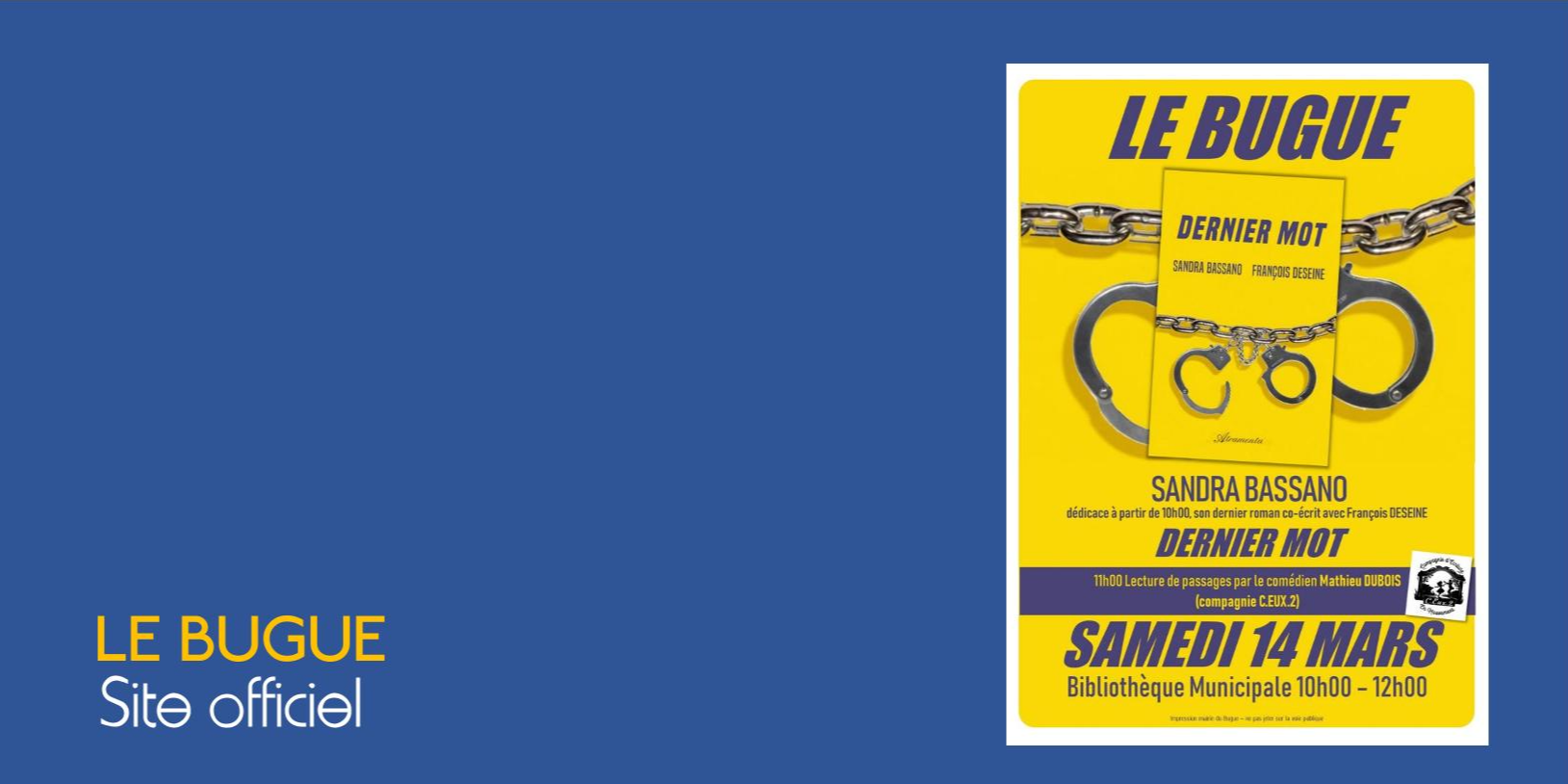 DÉDICACE SANDRA BASSANO