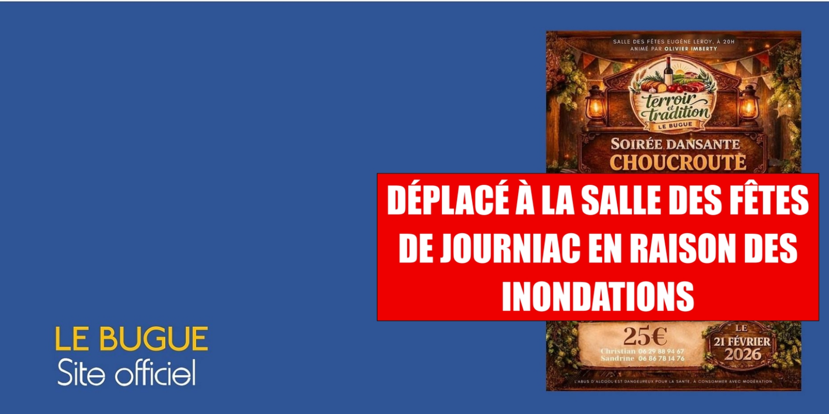 SOIRÉE DANSANTE CHOUCROUTE