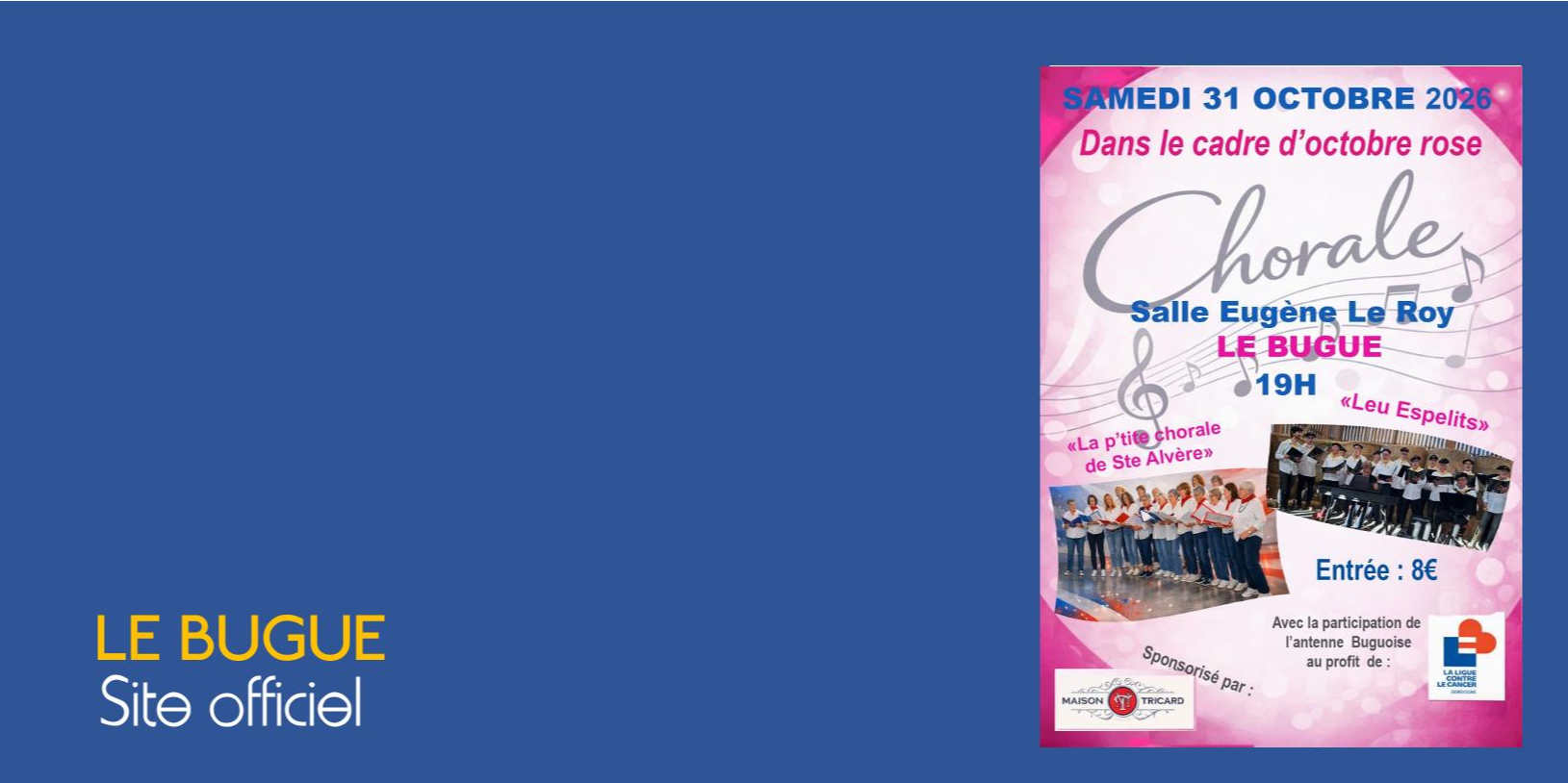 SOIRÉE CHORALE POUR OCTOBRE ROSE