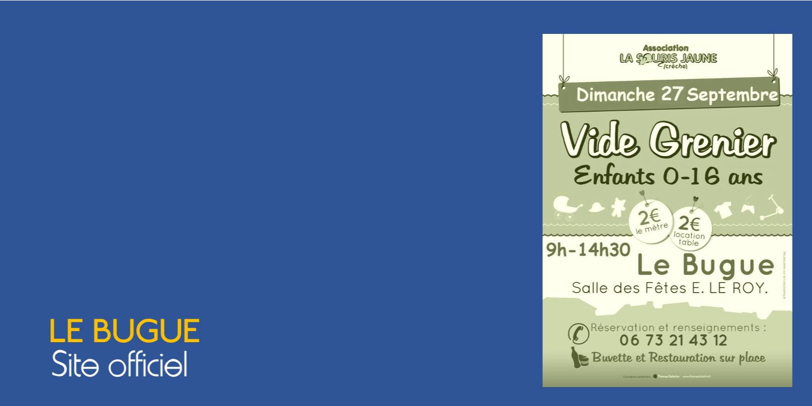 VIDE-GRENIER ENFANTS 0-16 ans