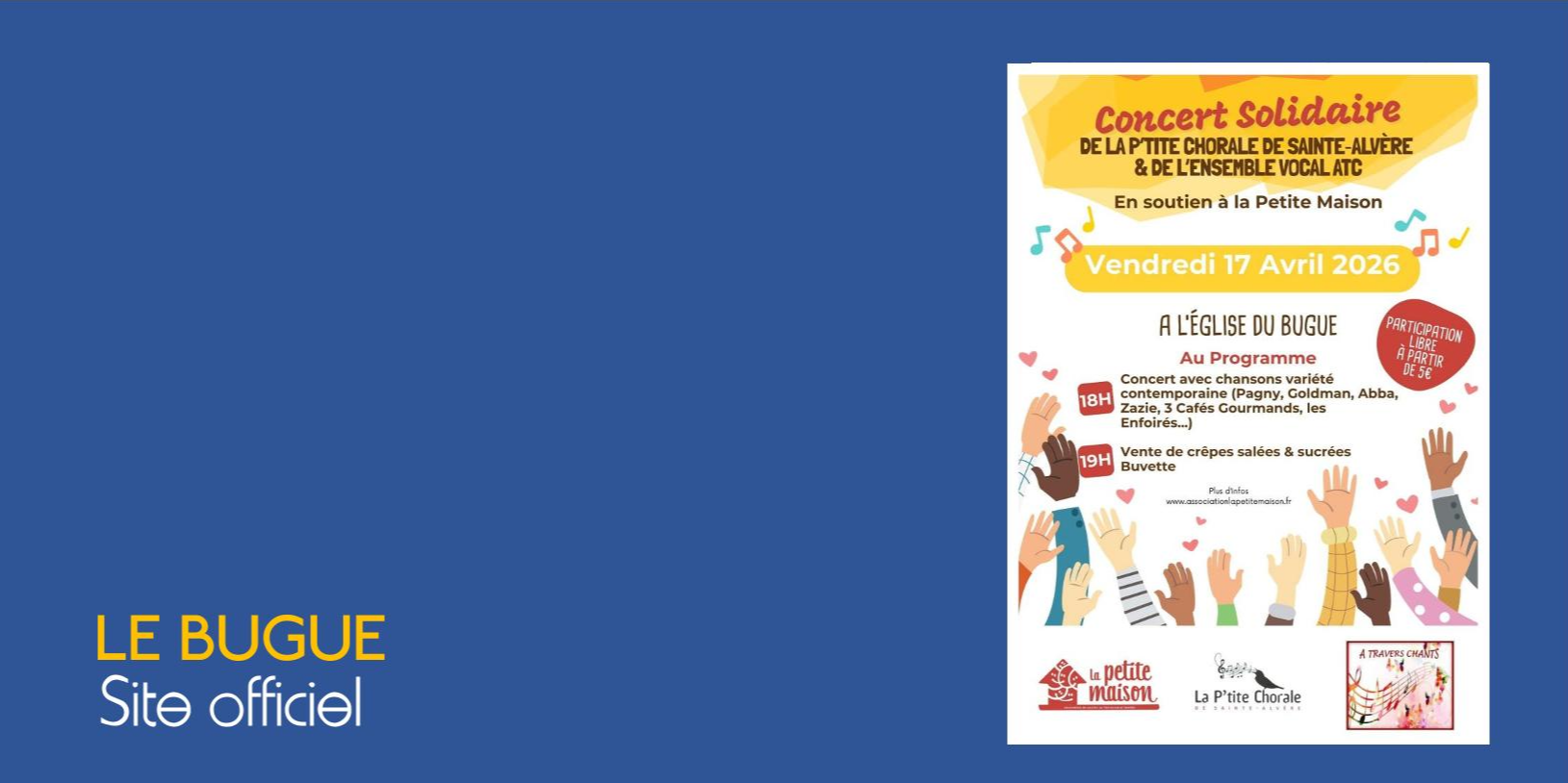 CONCERT SOLIDAIRE : SOUTIEN À LA PETITE MAISON