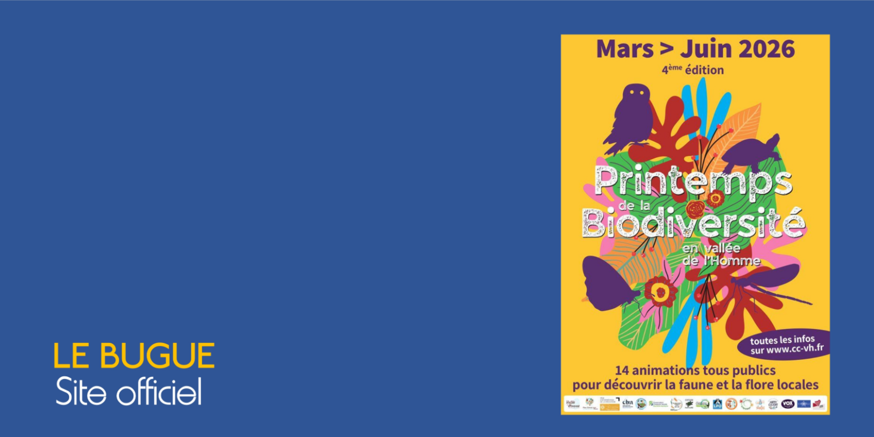 PRINTEMPS DE LA BIODIVERSITÉ EN VALLÉE DE L'HOMME