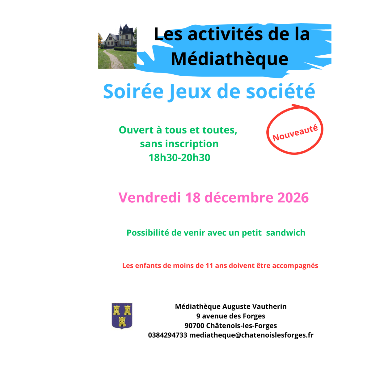 Soirée jeux de société