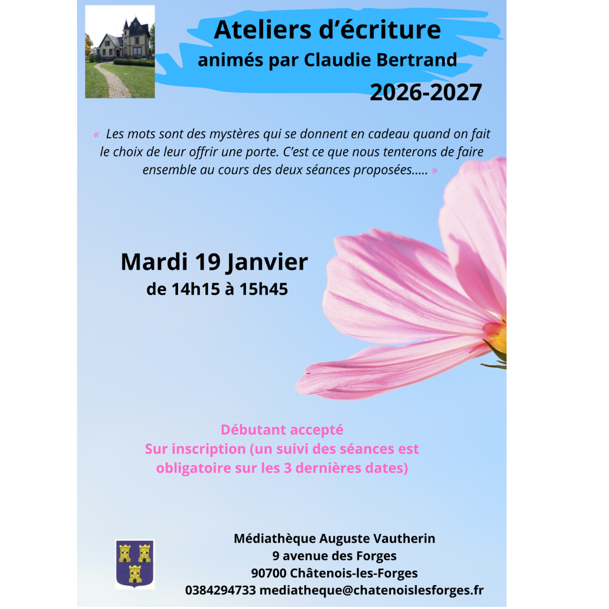 Atelier d'écriture