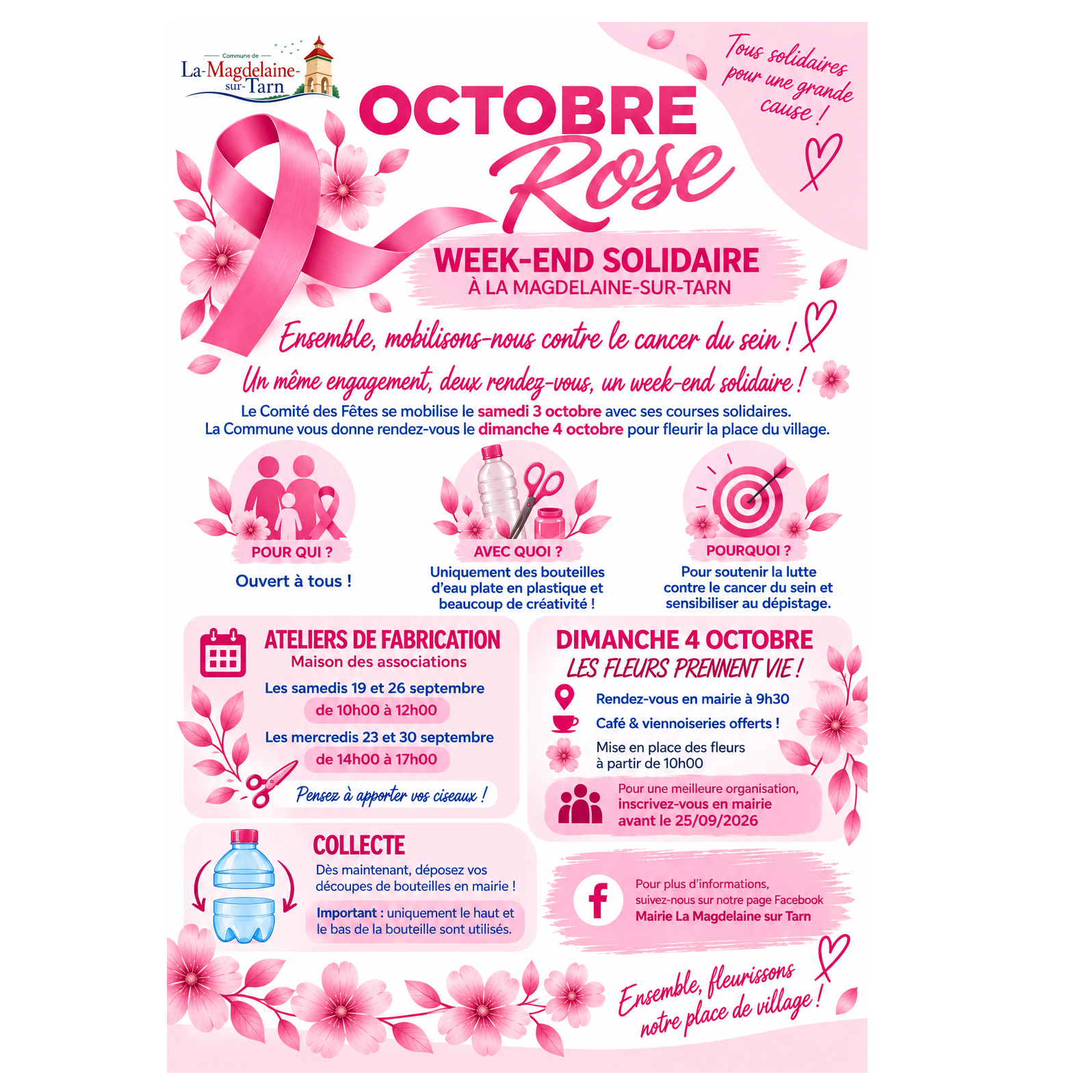 Atelier pour Octobre rose