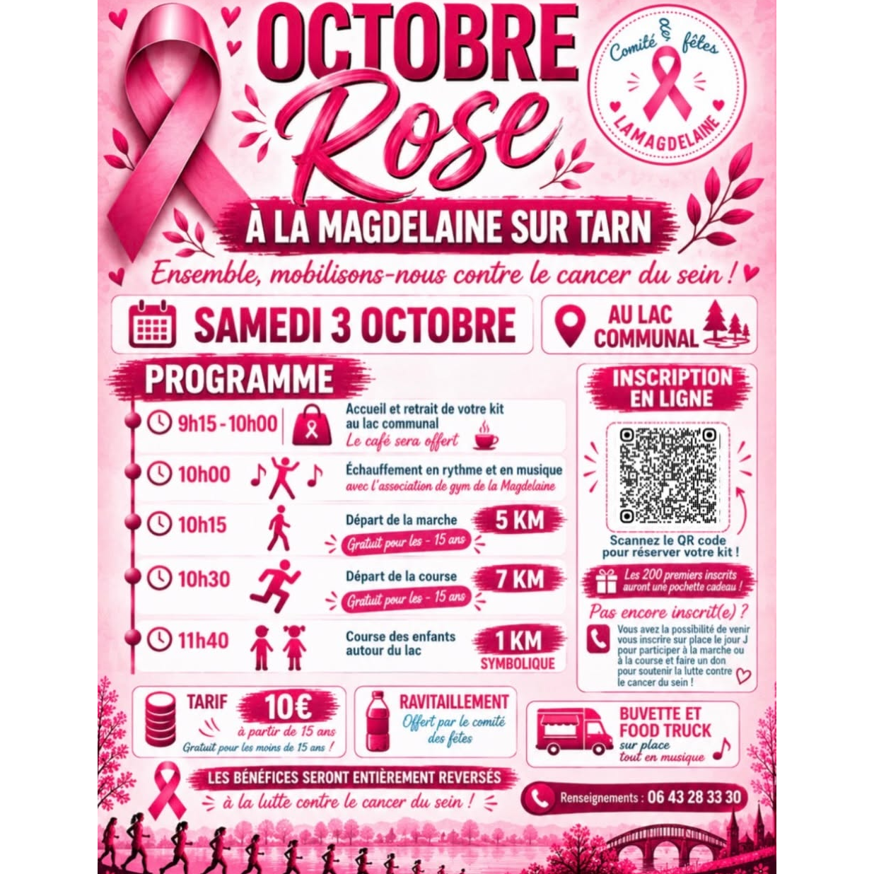 Octobre Rose – Marche et courses solidaires