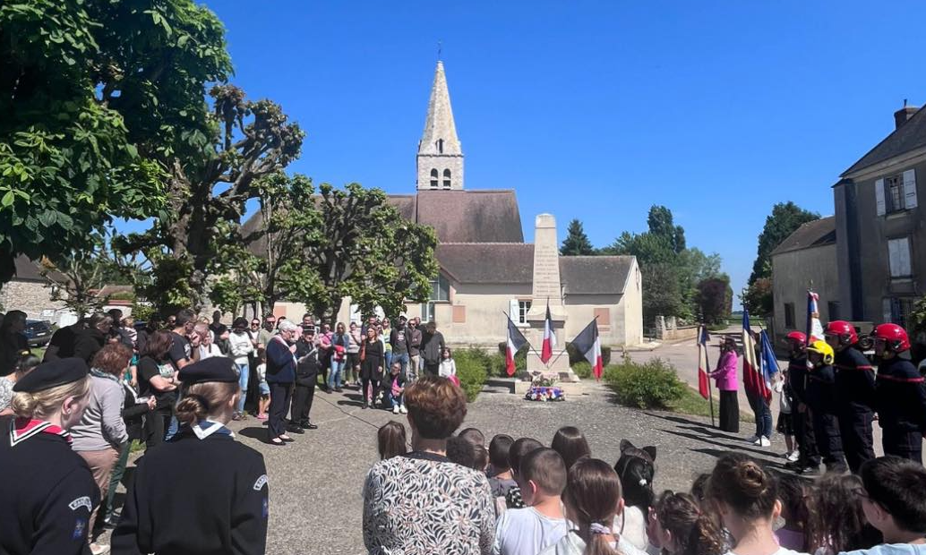 Commémoration 8 Mai 1945 à Saint Escobille