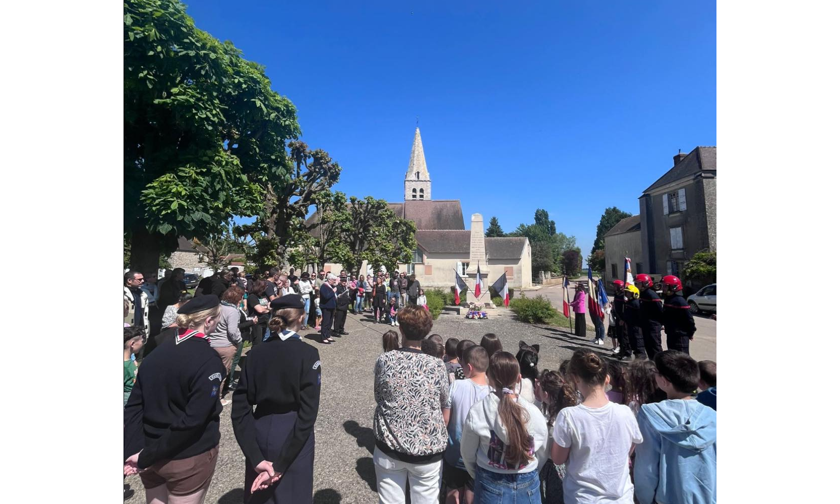 Commémoration 8 Mai 1945 à Saint Escobille