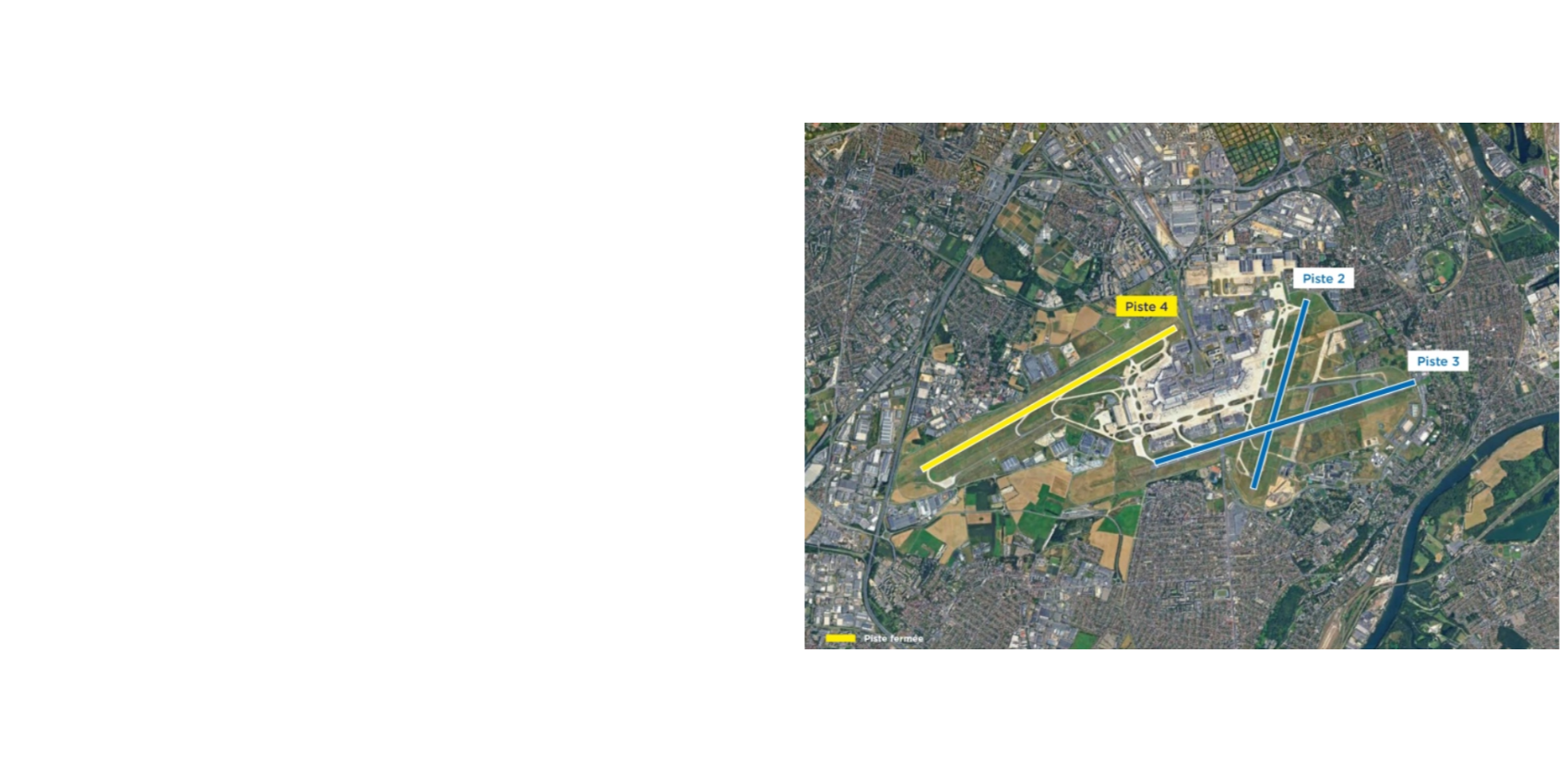 Travaux de la piste 4 d'Orly