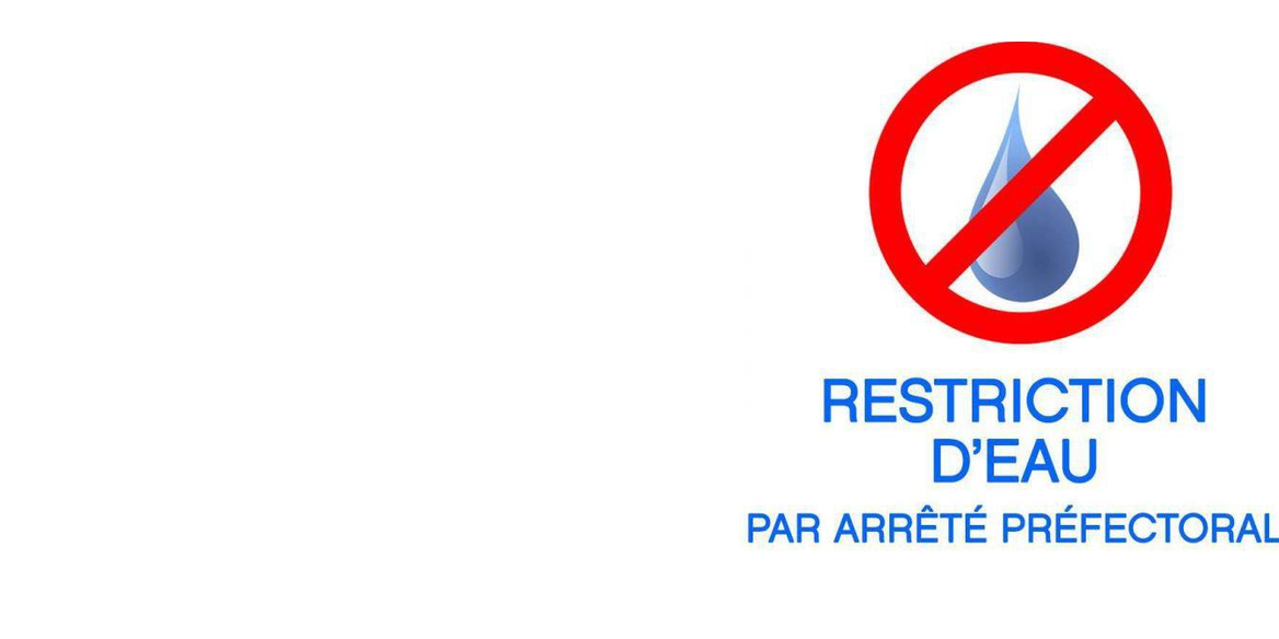 Restriction d'eau