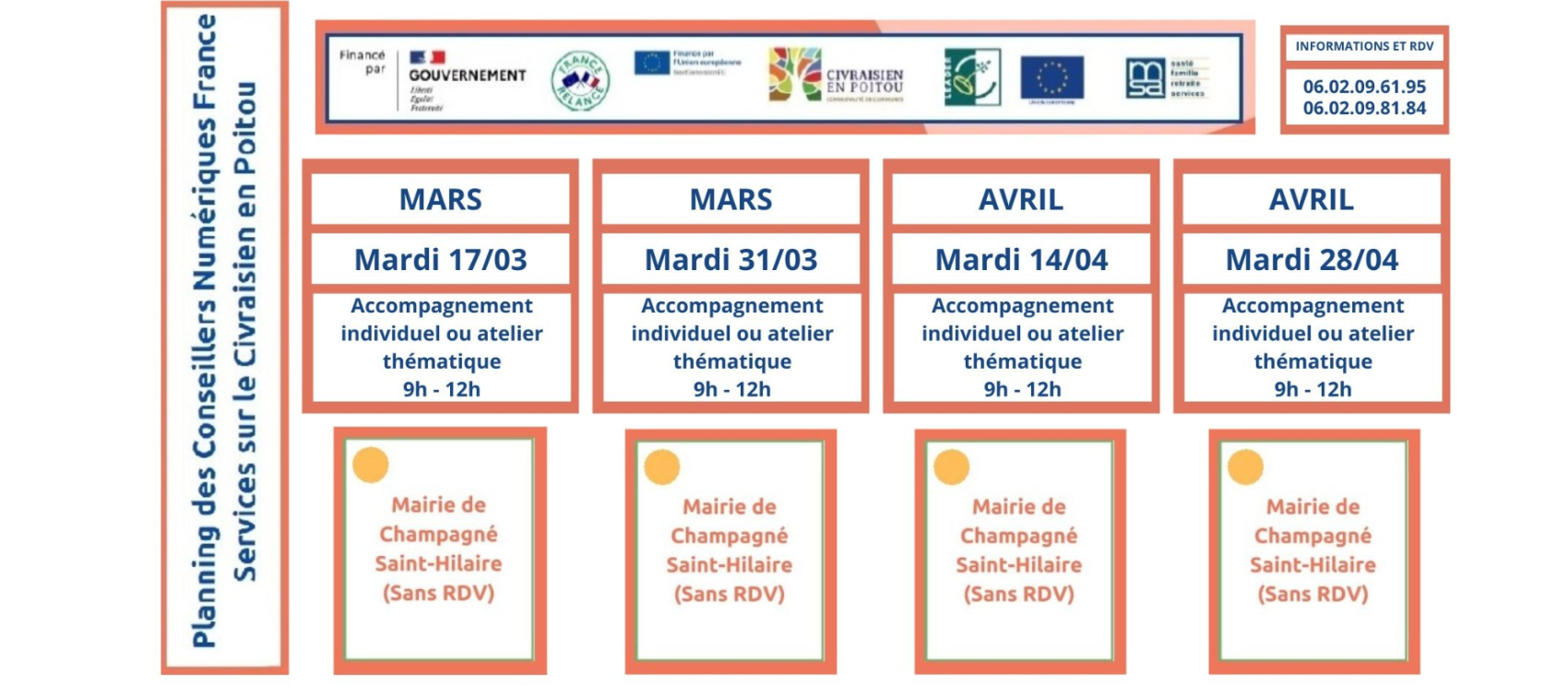 Permanences du Conseiller Numérique