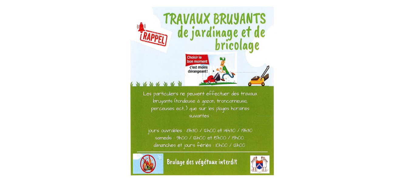 Travaux bruyants