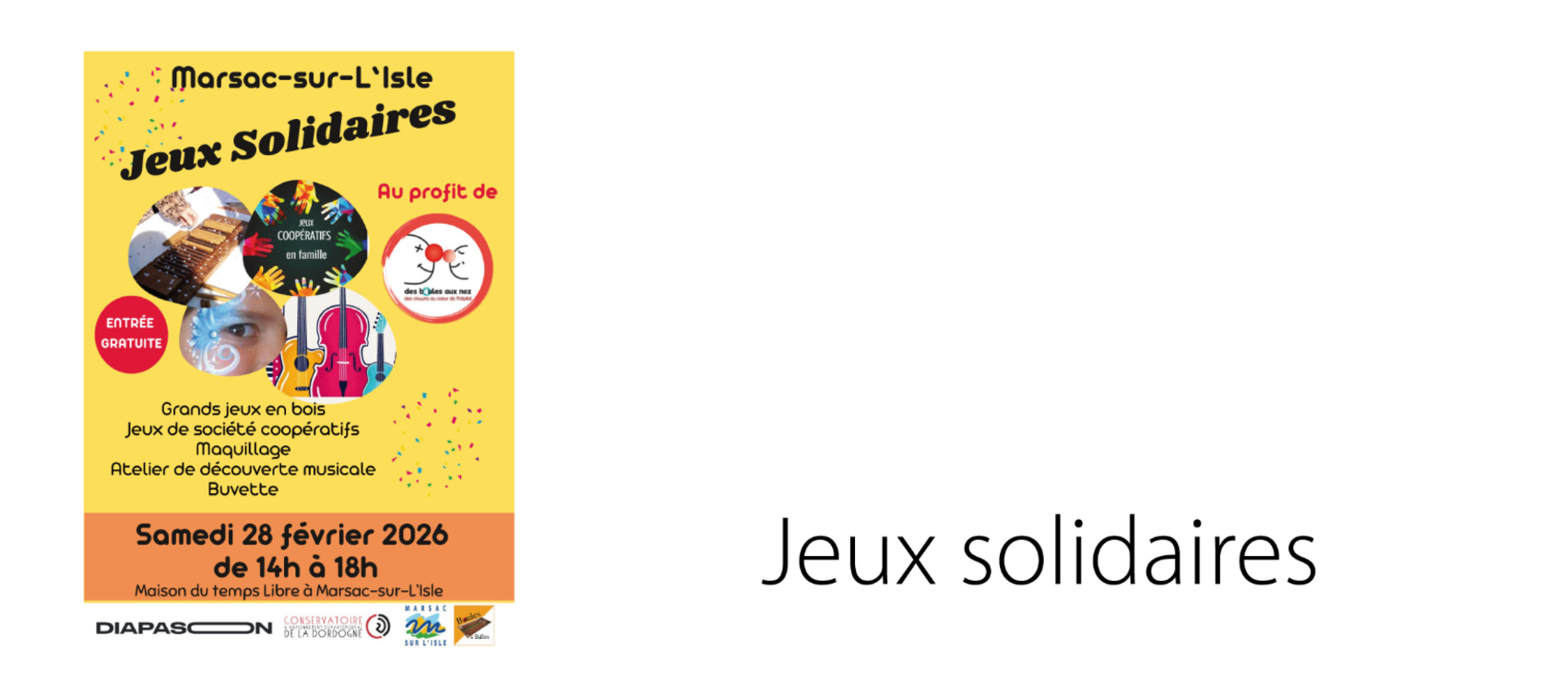 Journée Jeux Solidaires