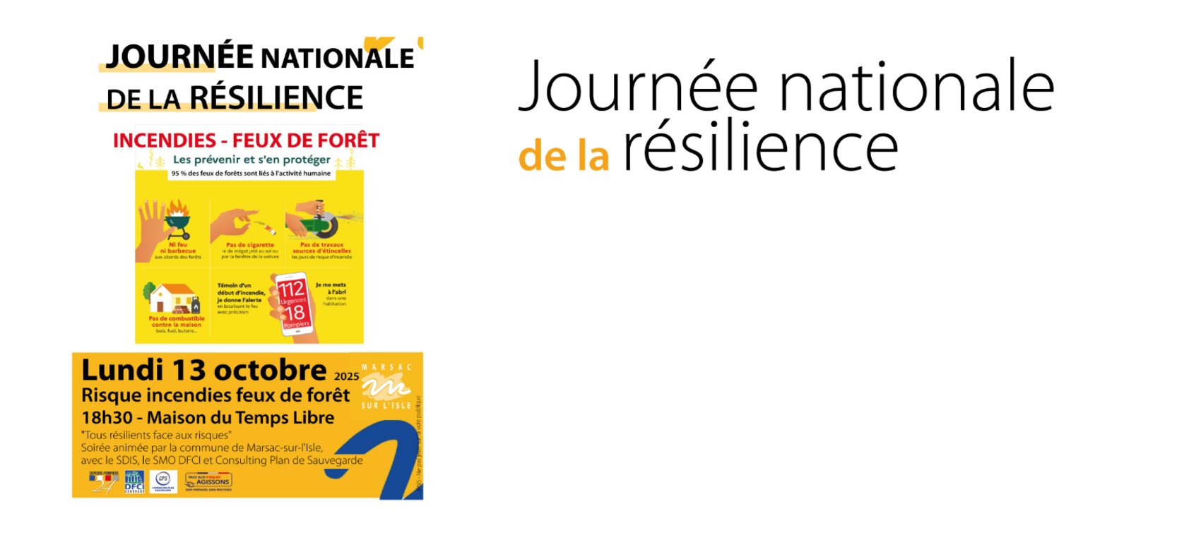 Journée nationale de la résilience