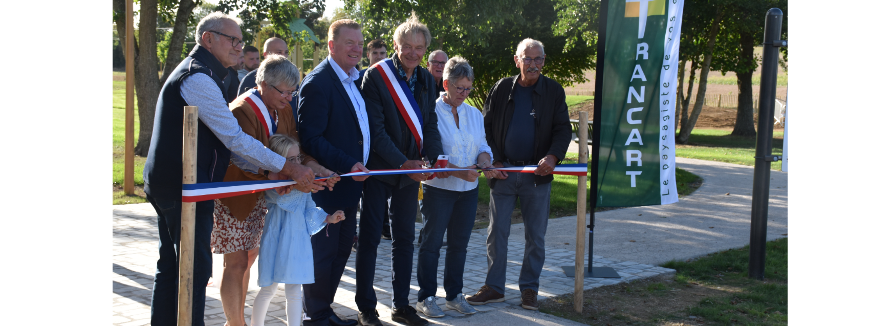 Au coeur du village, un parcours santé