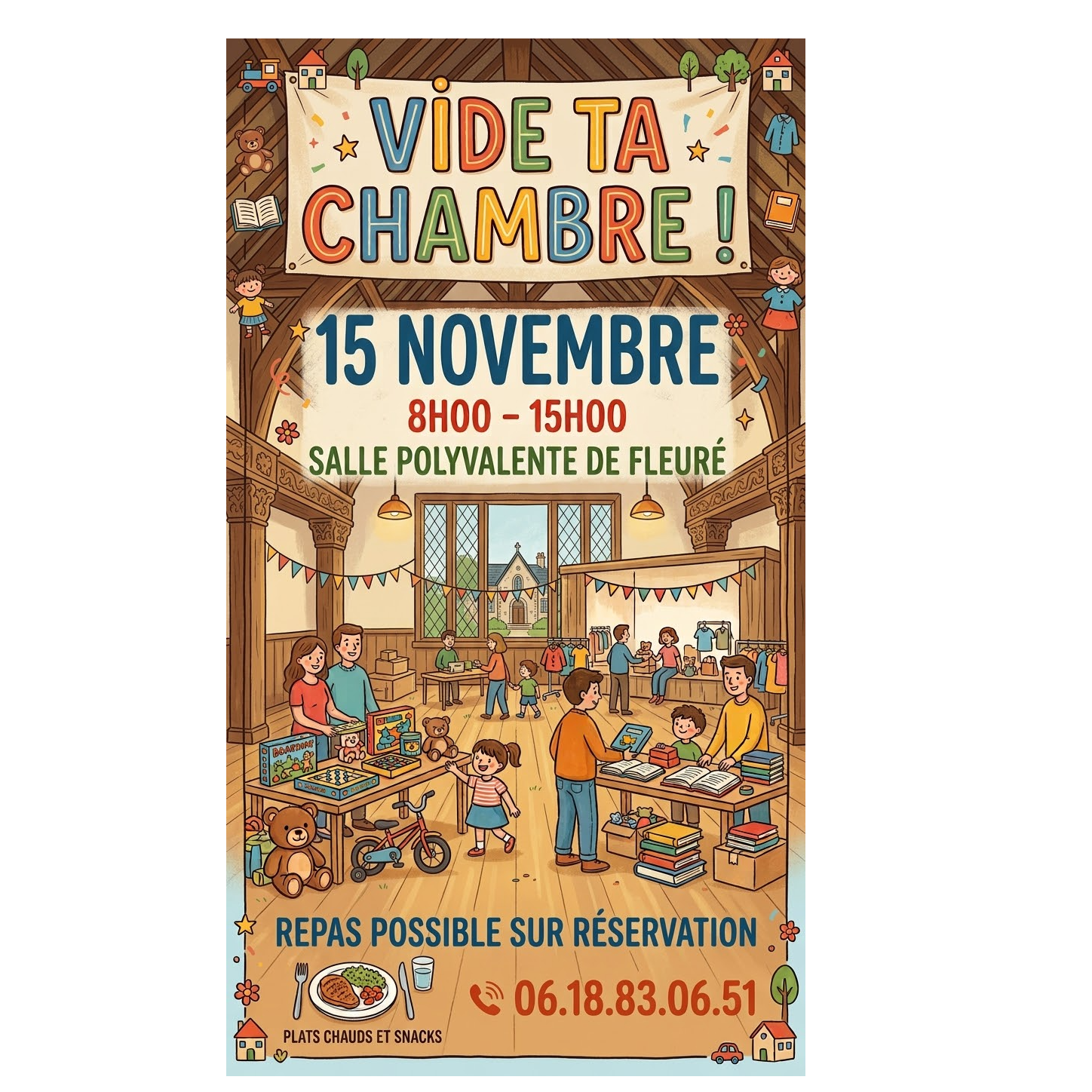 Vide ta chambre organisé par l'APE