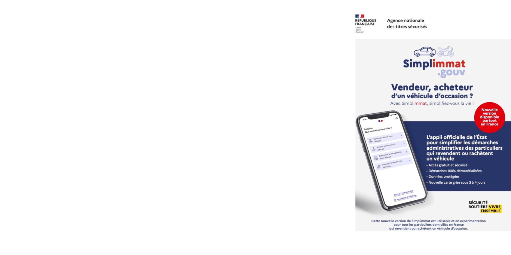 Nouveauté ANTS 2024 : L'application Simplimmat