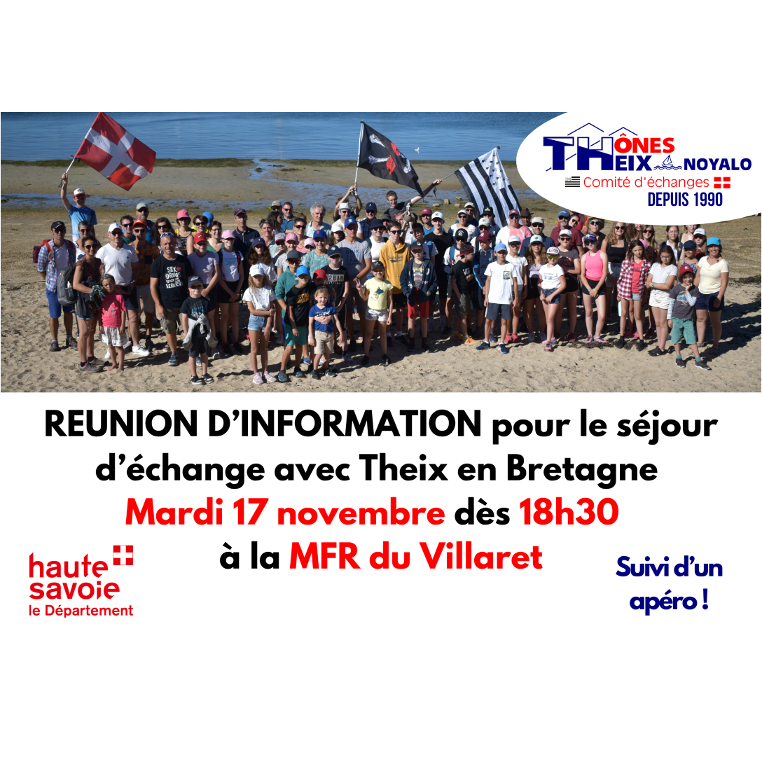 Réunion d'information Thônes-Theix