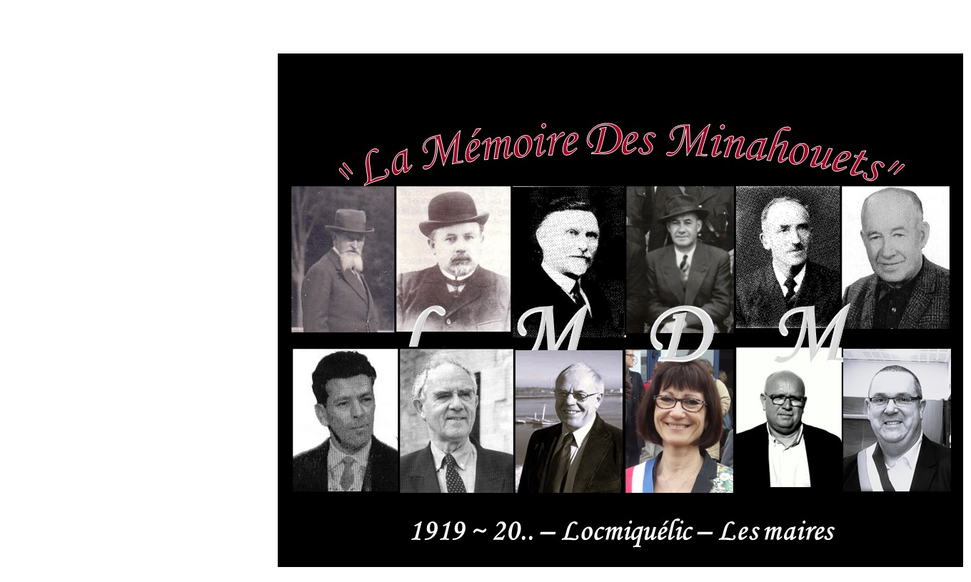 Les maires de Locmiquélic
