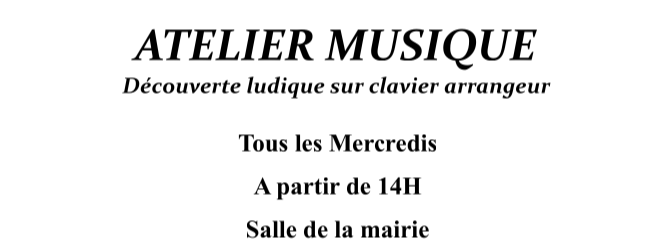 Atelier Musique