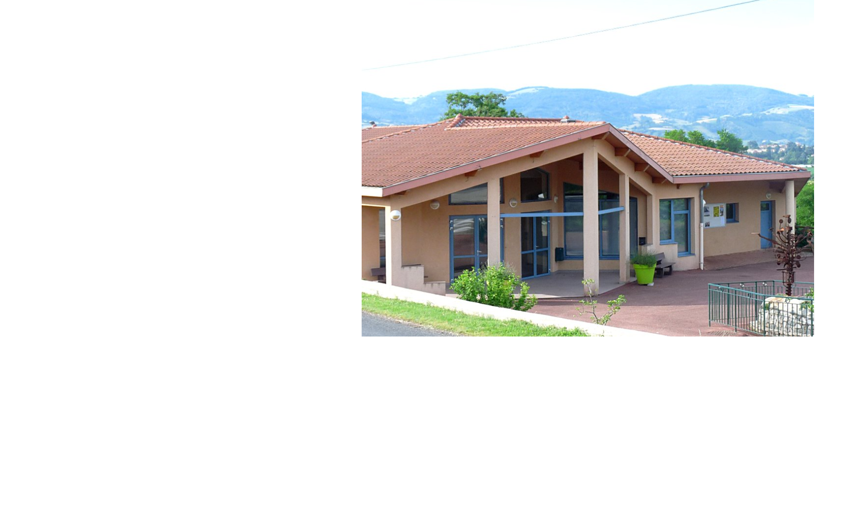 Les travaux au Centre d'Animation