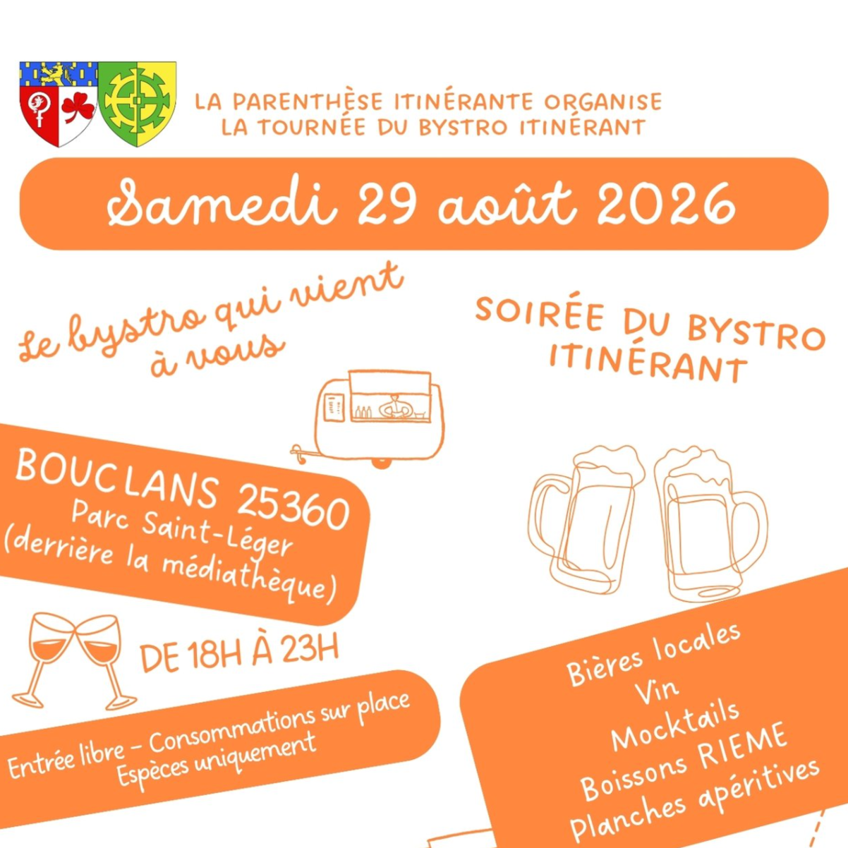 Bystro Itinérant – Samedi 29 août 2026 🍻