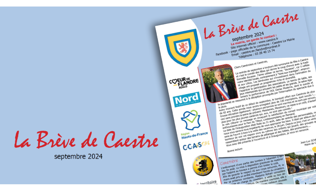 La brève de Caestre - Septembre 2024