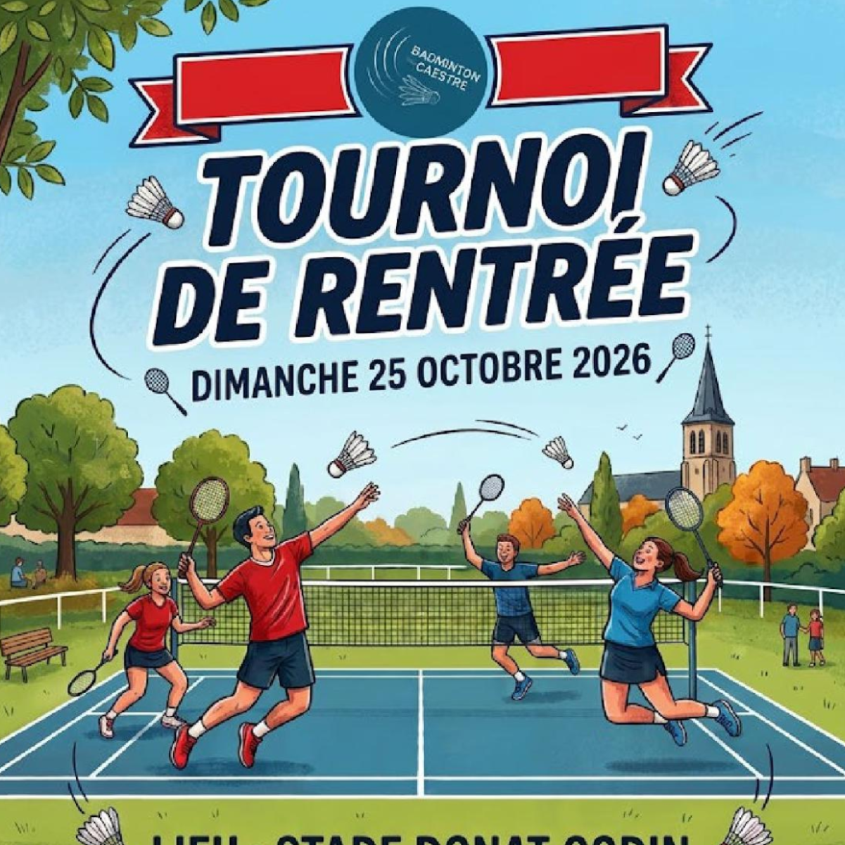 Tournoi de rentrée - Badminton Caestre