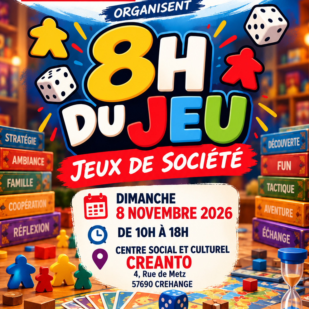 Les 8h du jeu à Créanto !