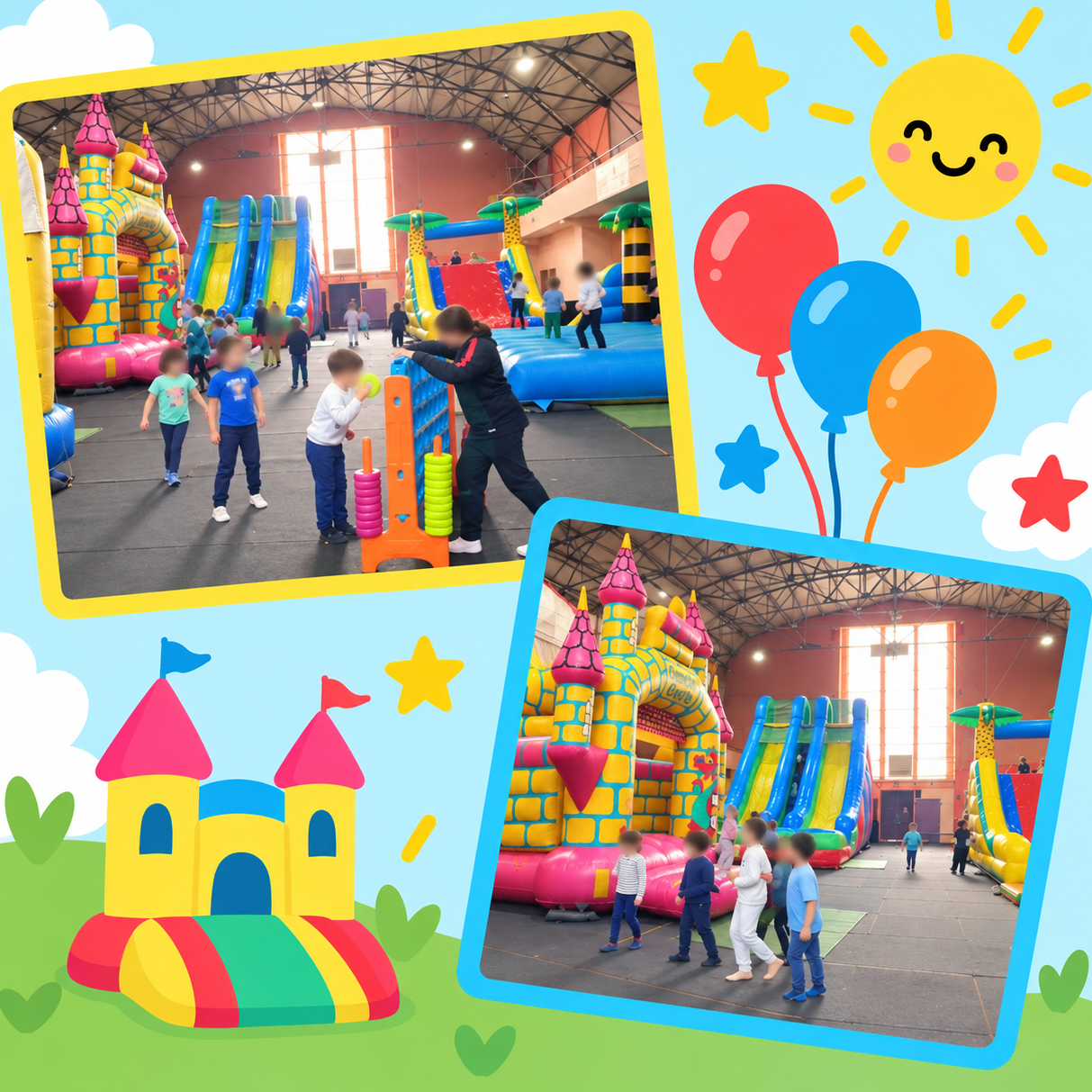 Structures gonflables pour les enfants du 17 au 30/10/2026