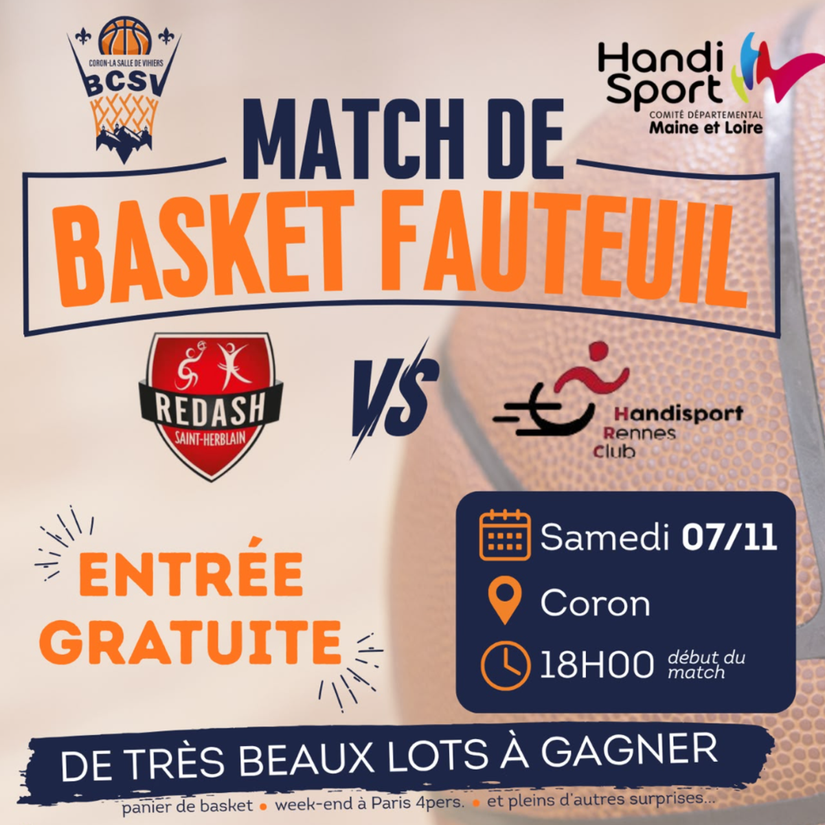 Soirée Handibasket