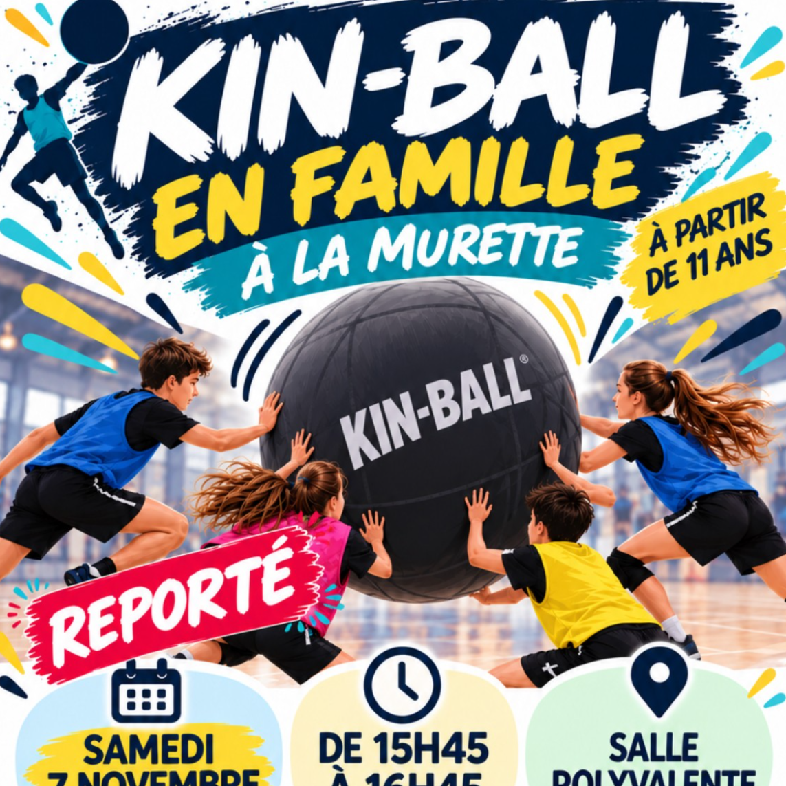 À la découverte du Kin-Ball ! Reporté au 7 novembre 2026