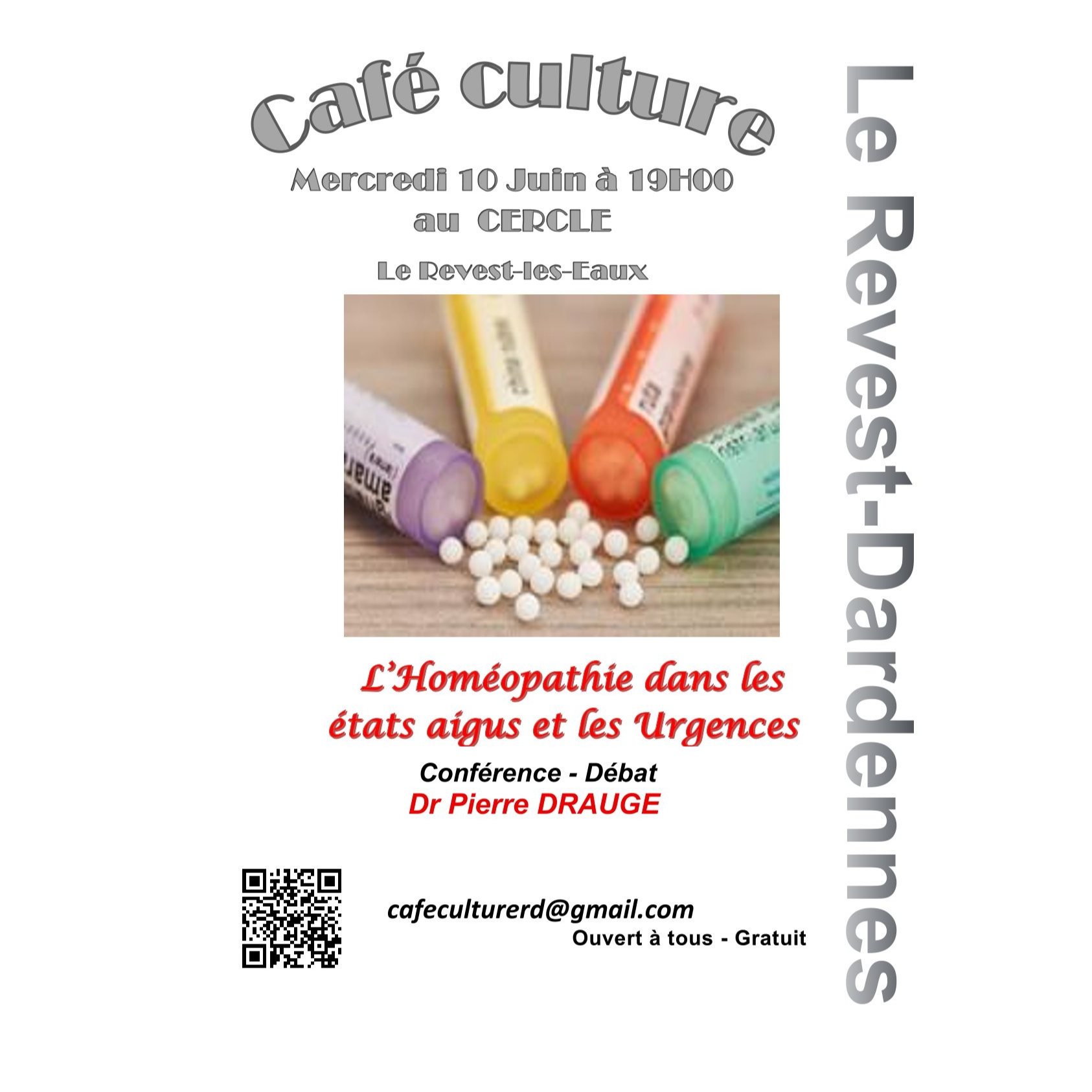 Conférence/débat sur l’homéopathie