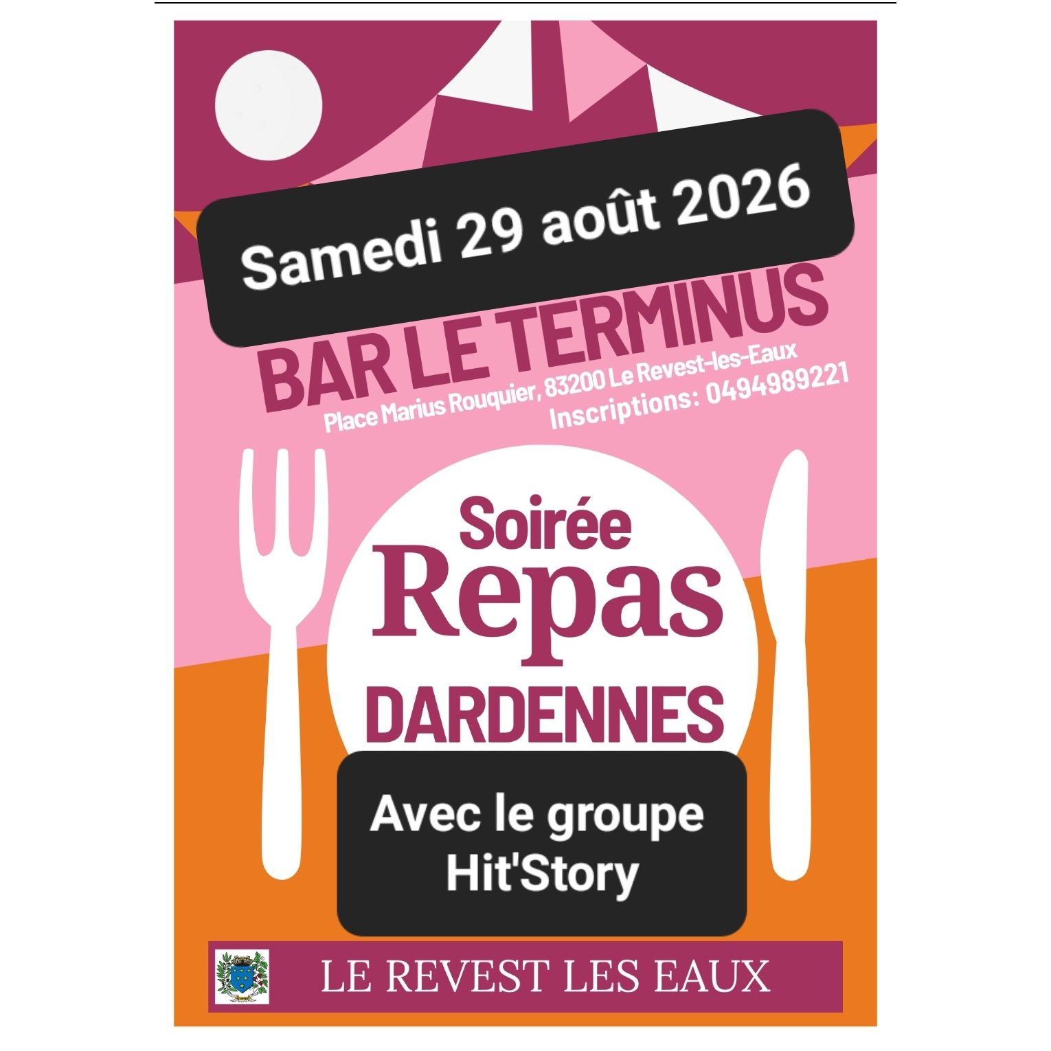 Repas de Dardennes du mois Août