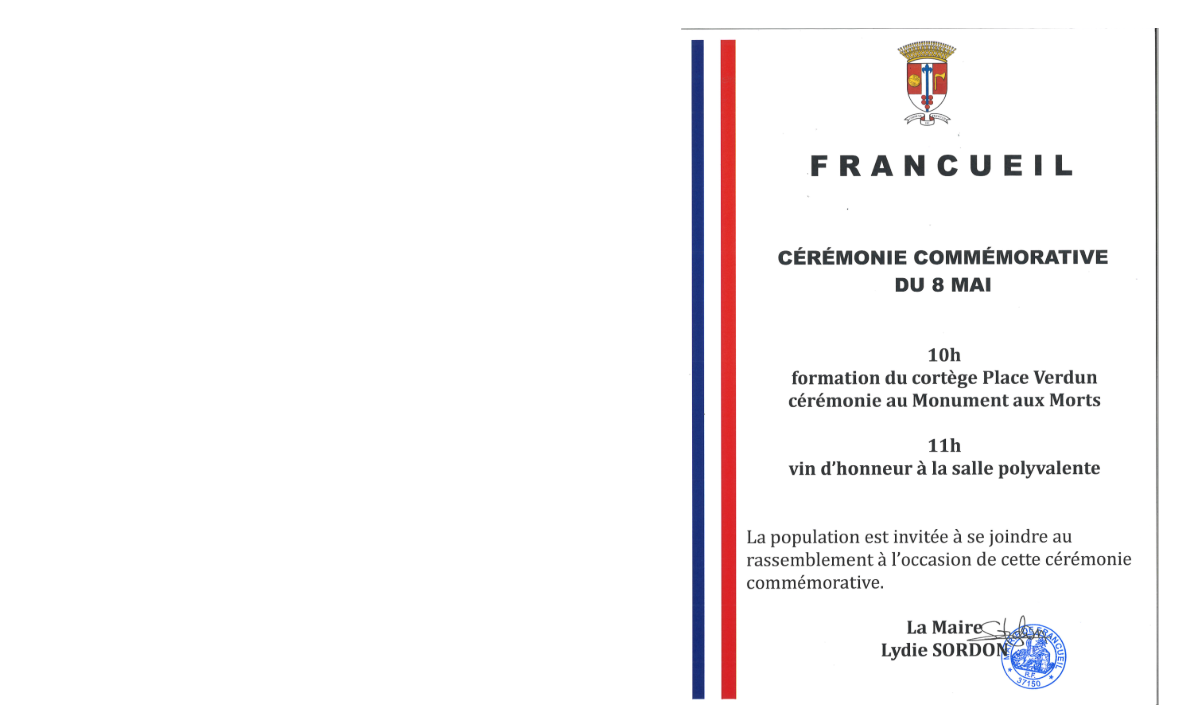 Cérémonie du 8 mai