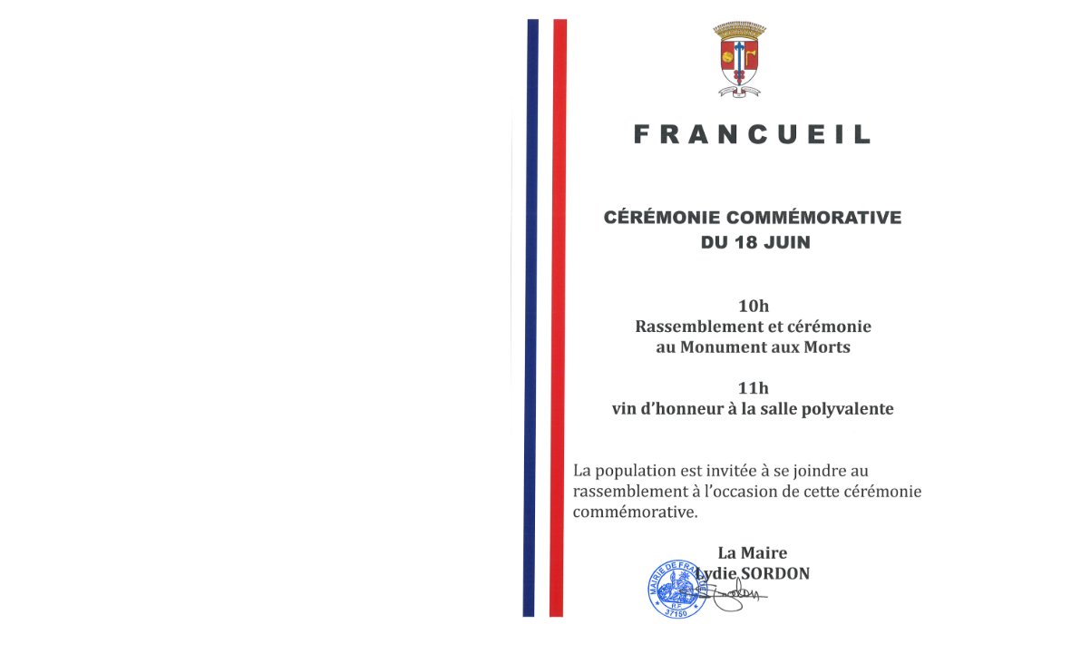 Cérémonie du 18 Juin