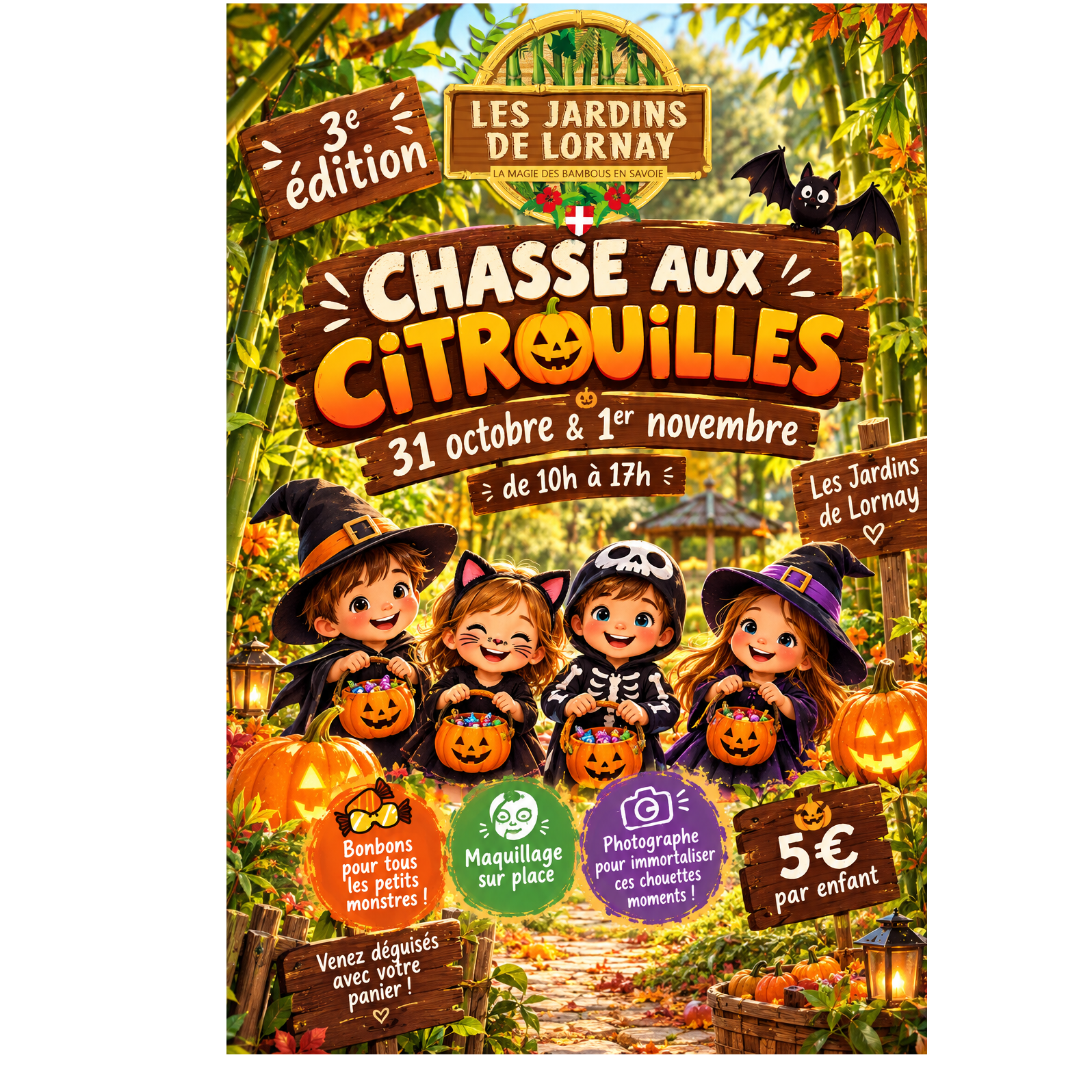 Chasse aux citrouilles