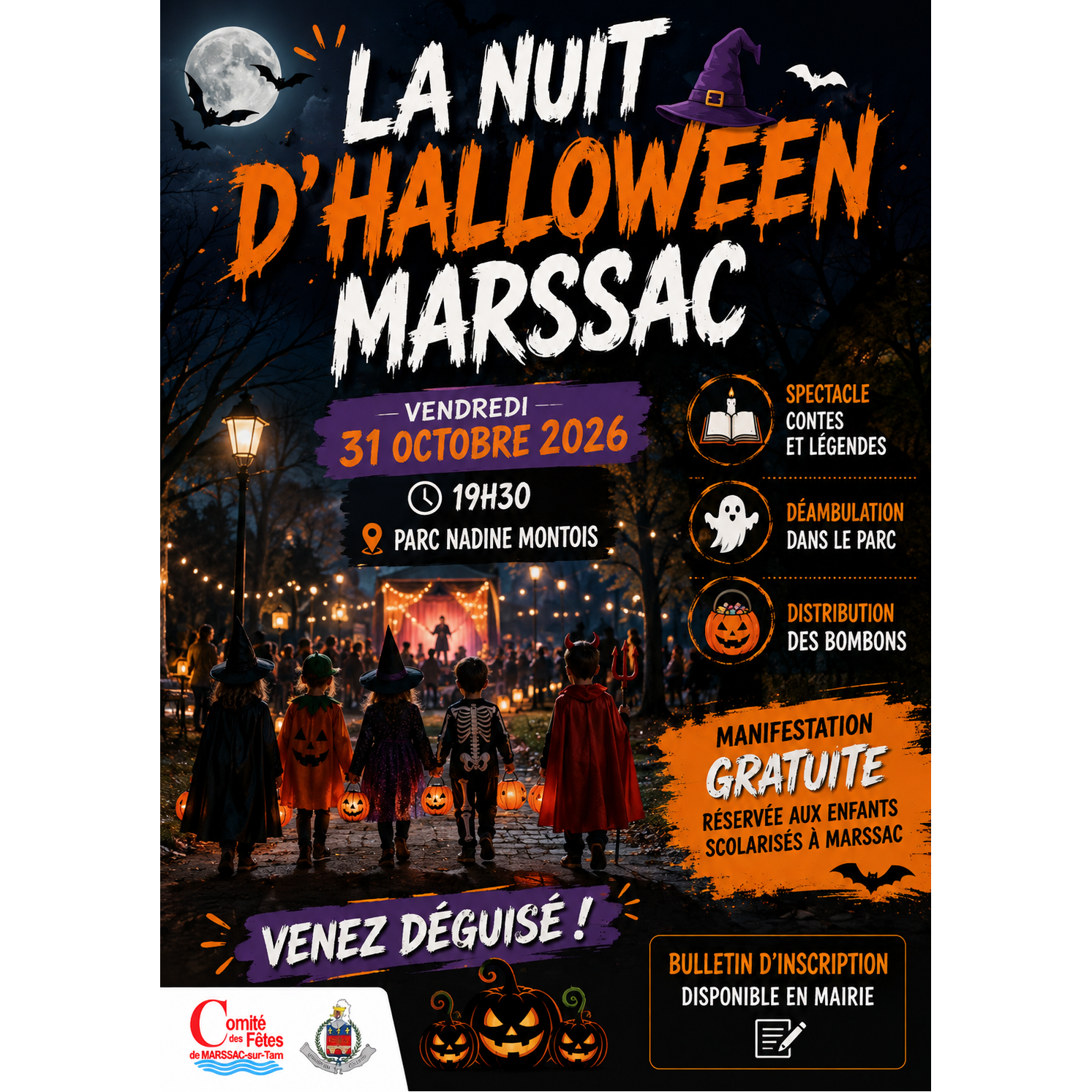 La nuit d'halloween