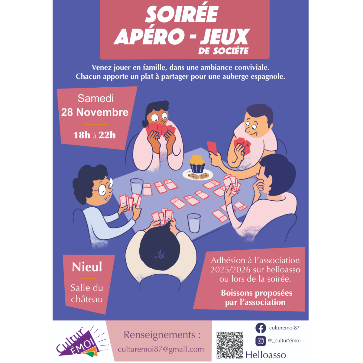 Soirée apéro jeux
